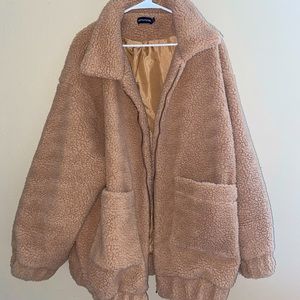 PLT Oversized Teddy Coat